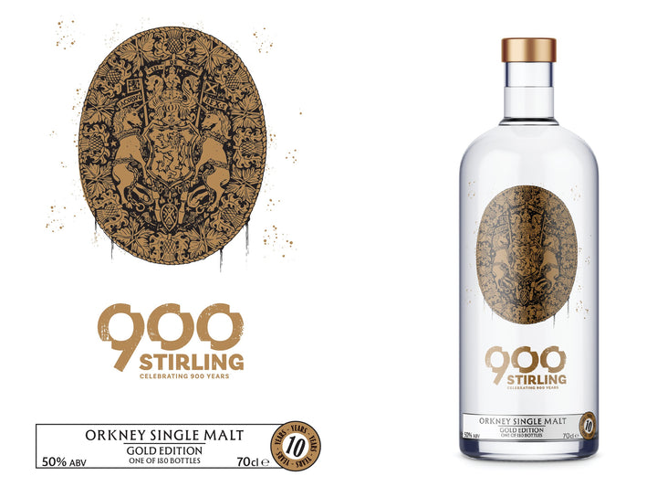 Stirling Distillery Unveils Stirling 900 Gold Edition: Celebrating Heritage with a Limited Release Single Malt