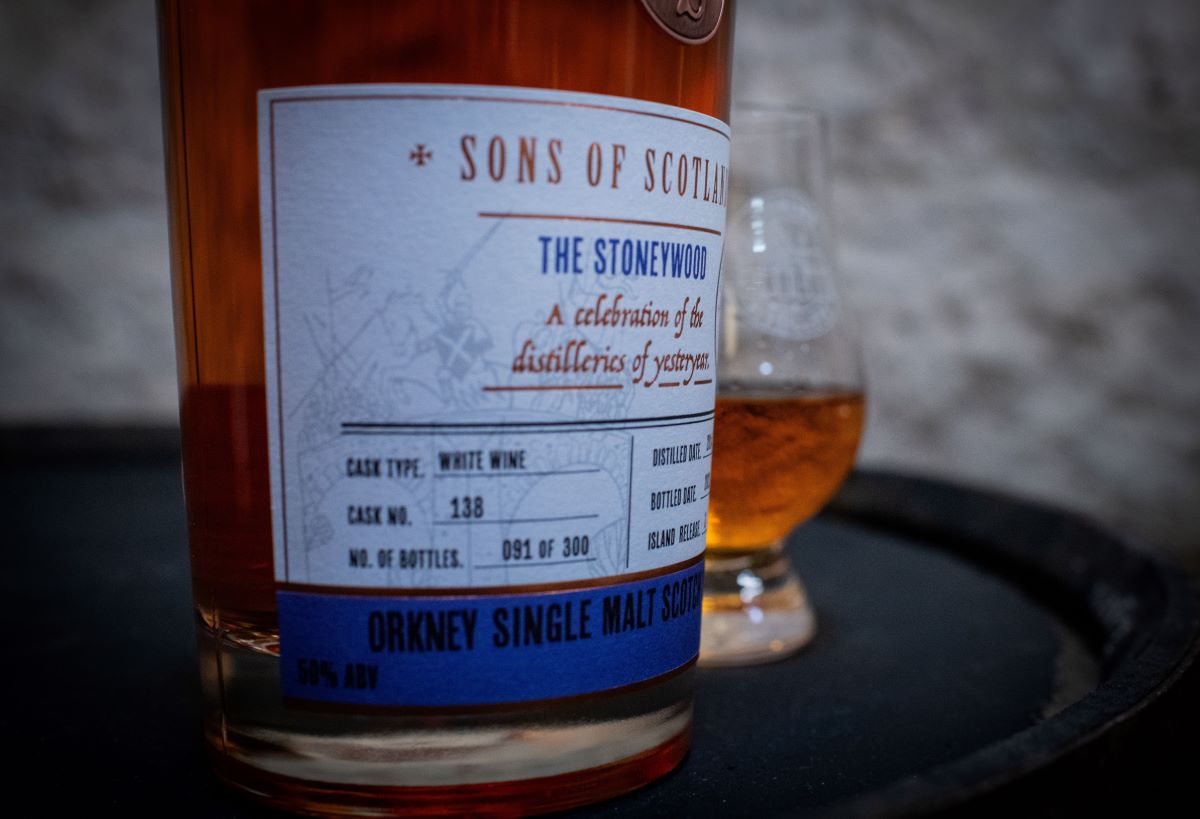 Stirling's limited edition single malt Stoneywood whisky