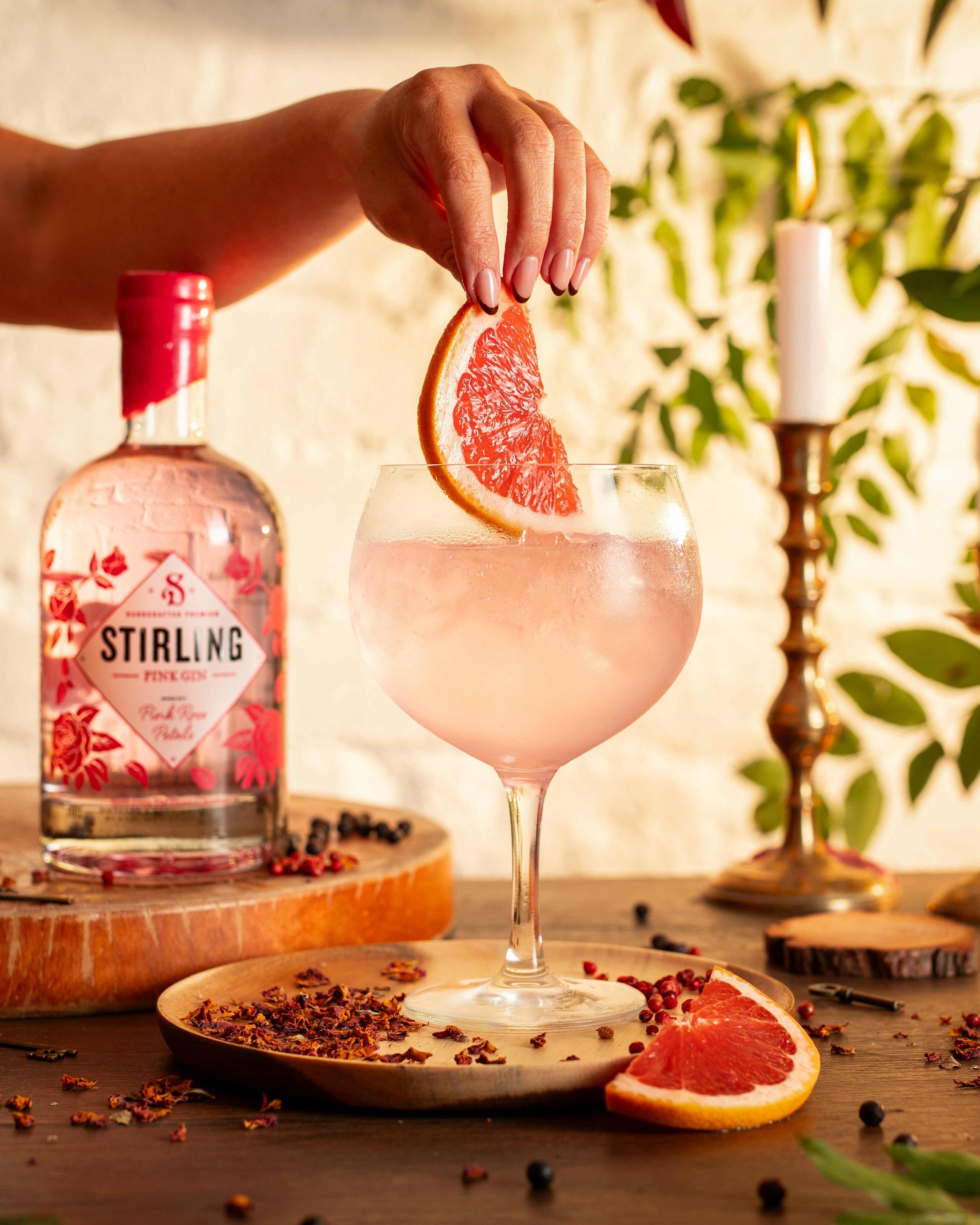 Stirling Pink Gin, Scottish Pink Gin