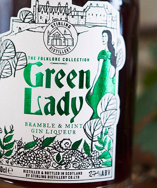 Green Lady, Scottish Gin Liqueur