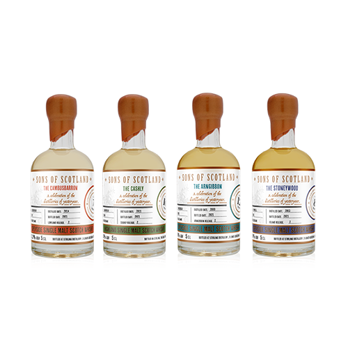 Mini bottles of Sons of Scotland Whisky