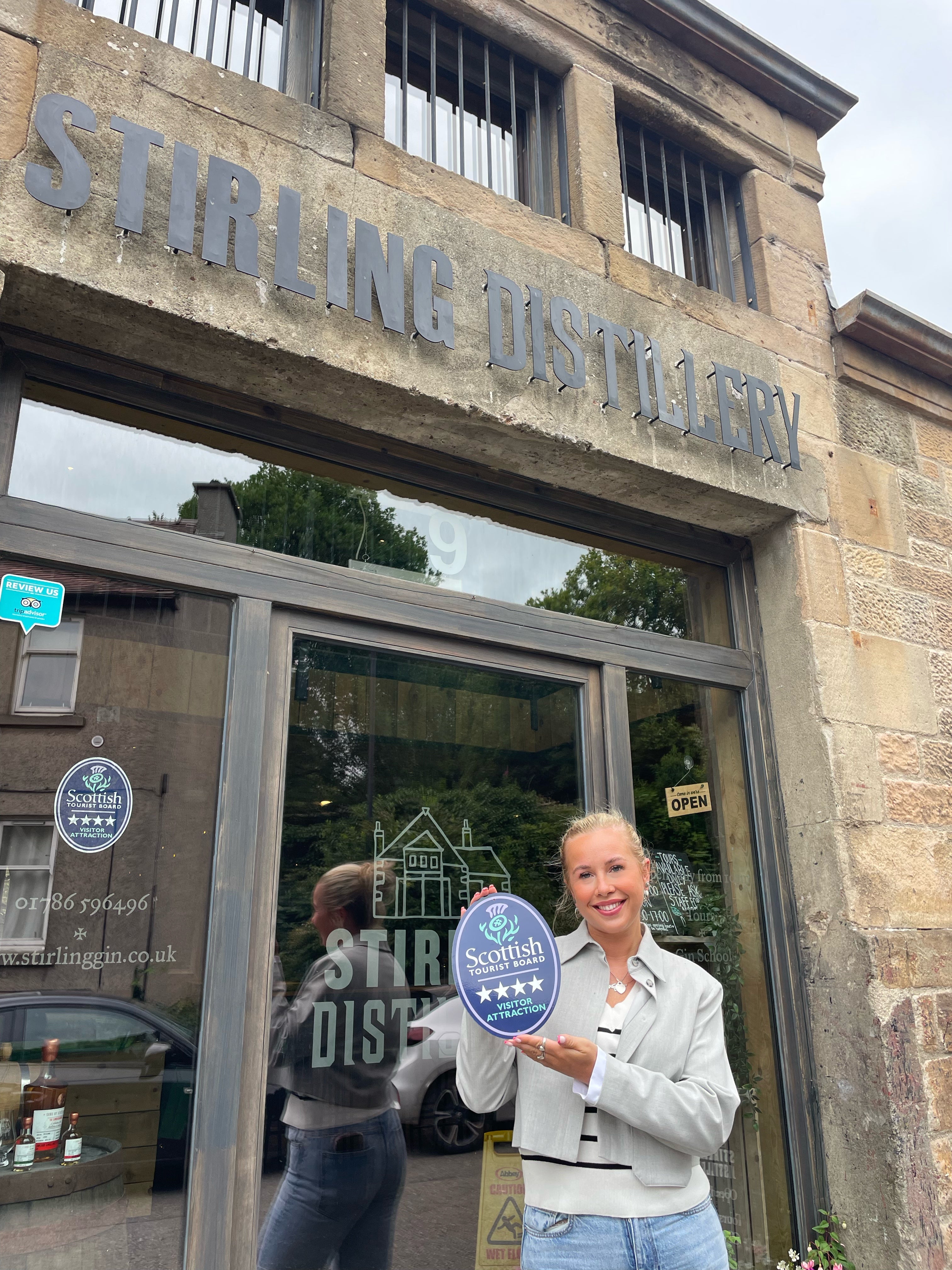 Stirling Distillery Celebrates 4-Star Visitor Attraction Rating from VisitScotland