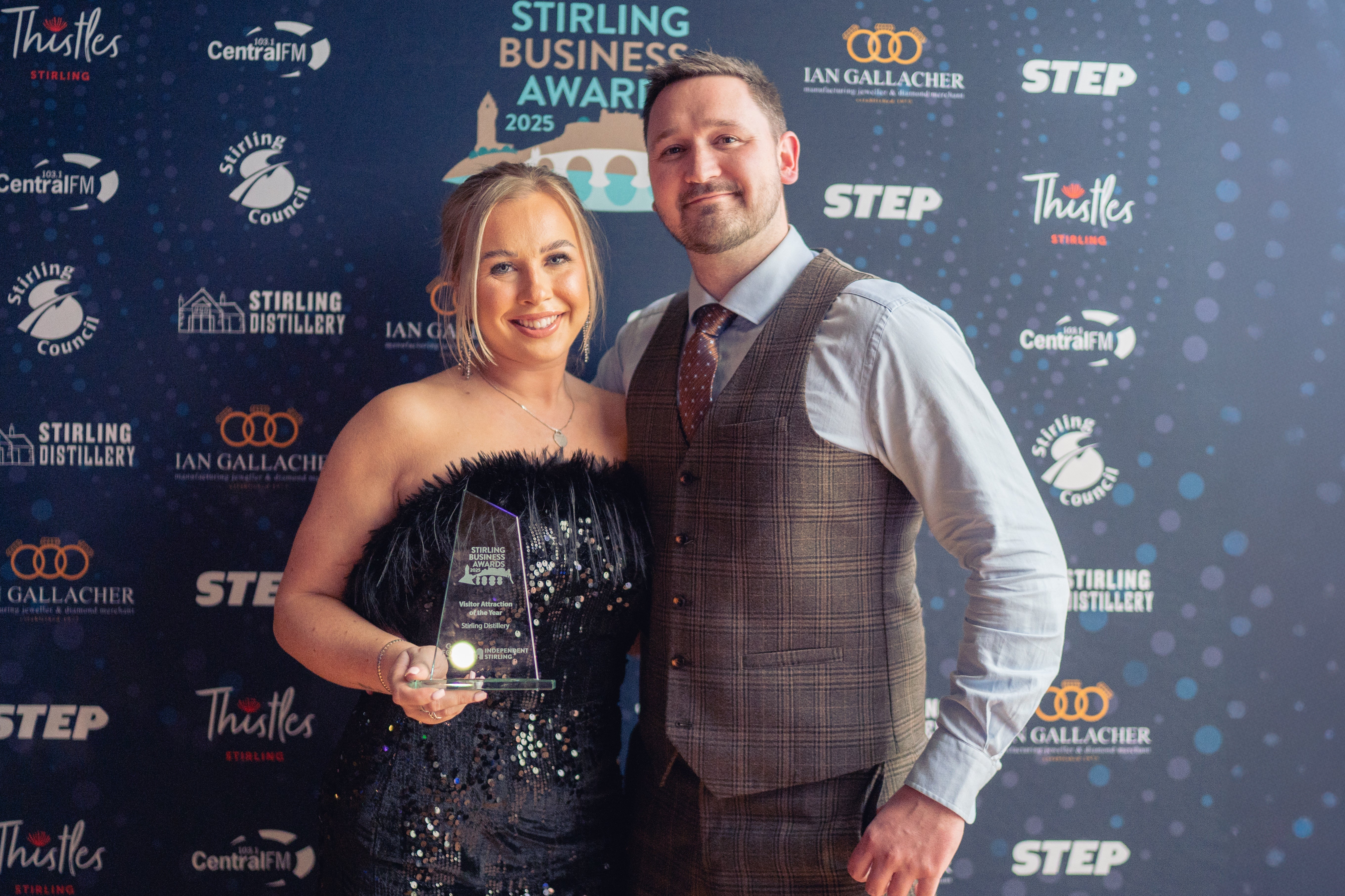 STIRLING DISTILLERY HONOURED AS ‘TOURIST ATTRACTION OF THE YEAR’ AT STIRLING BUSINESS AWARDS 2025