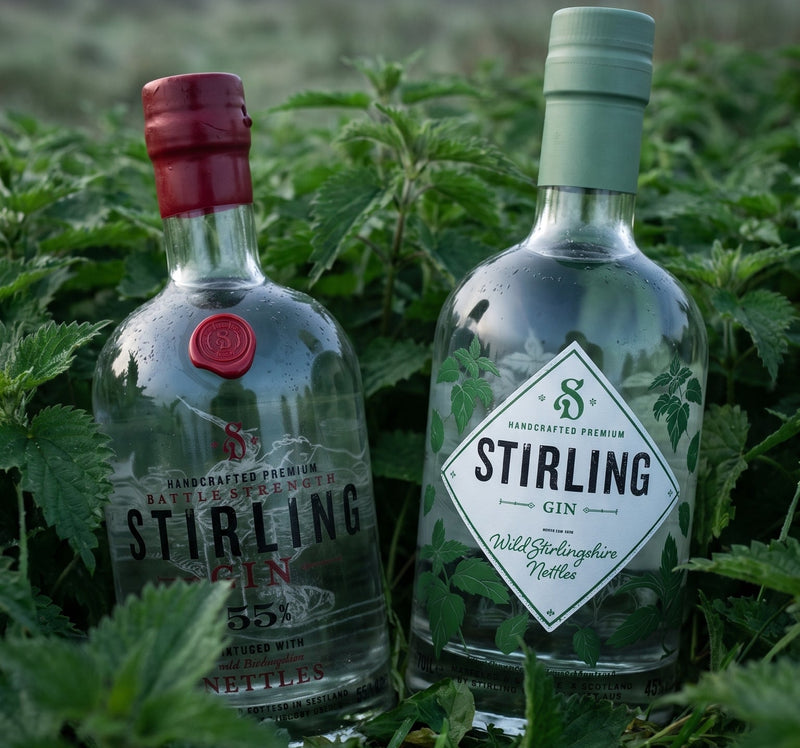 The Stirling Duo, two Scottish gins from Stirling Distillery