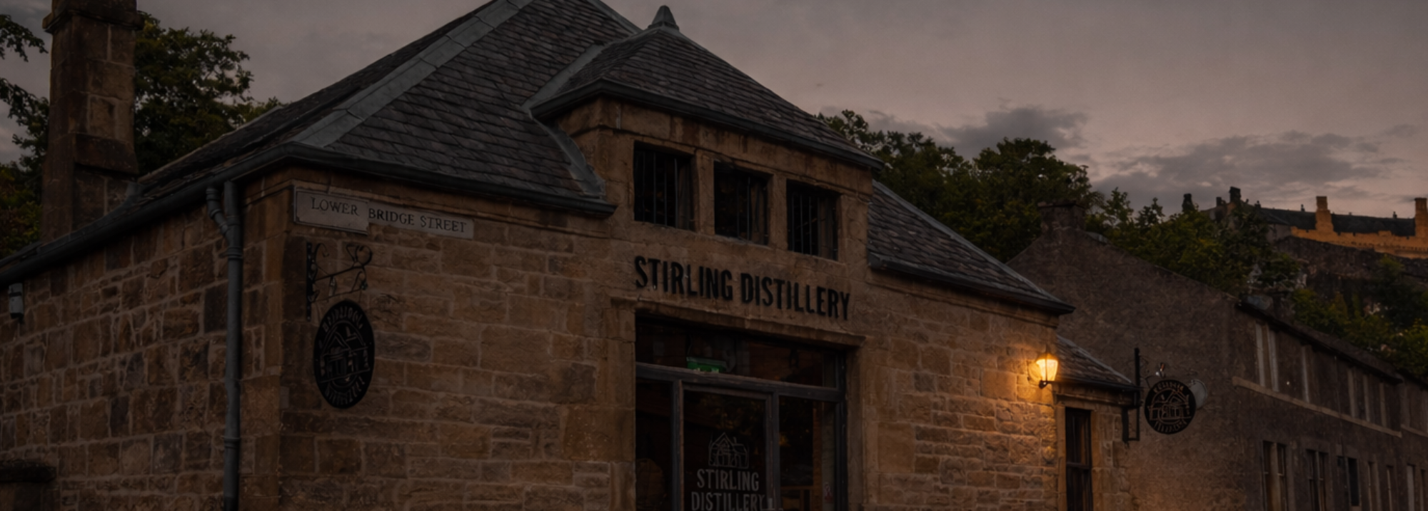 Stirling Distillery by sunsut below the castle