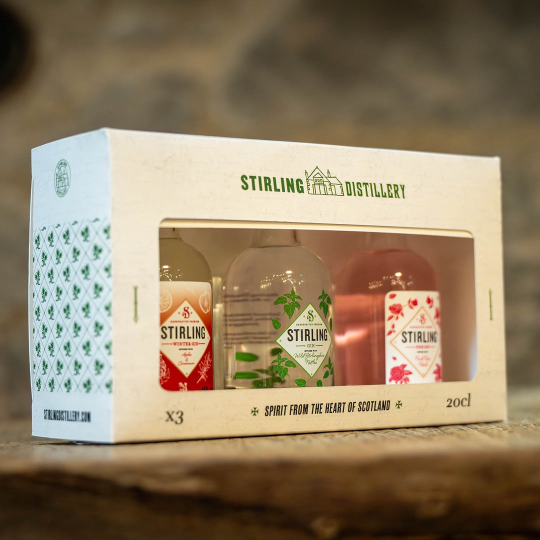 Stirling Gin 3x20cl Gift Pack