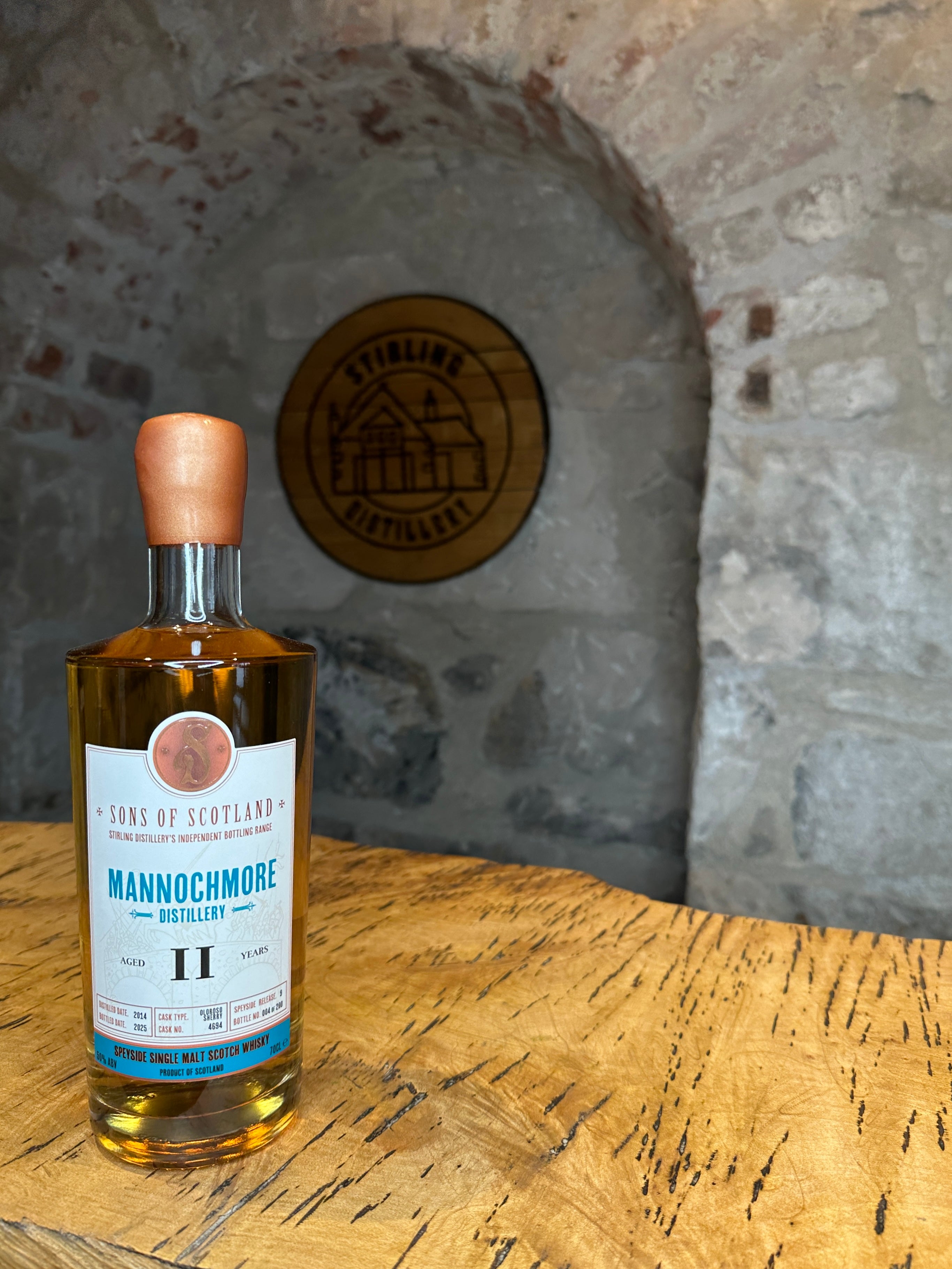 Mannochmore 11 year old whisky in Stirling Distillery