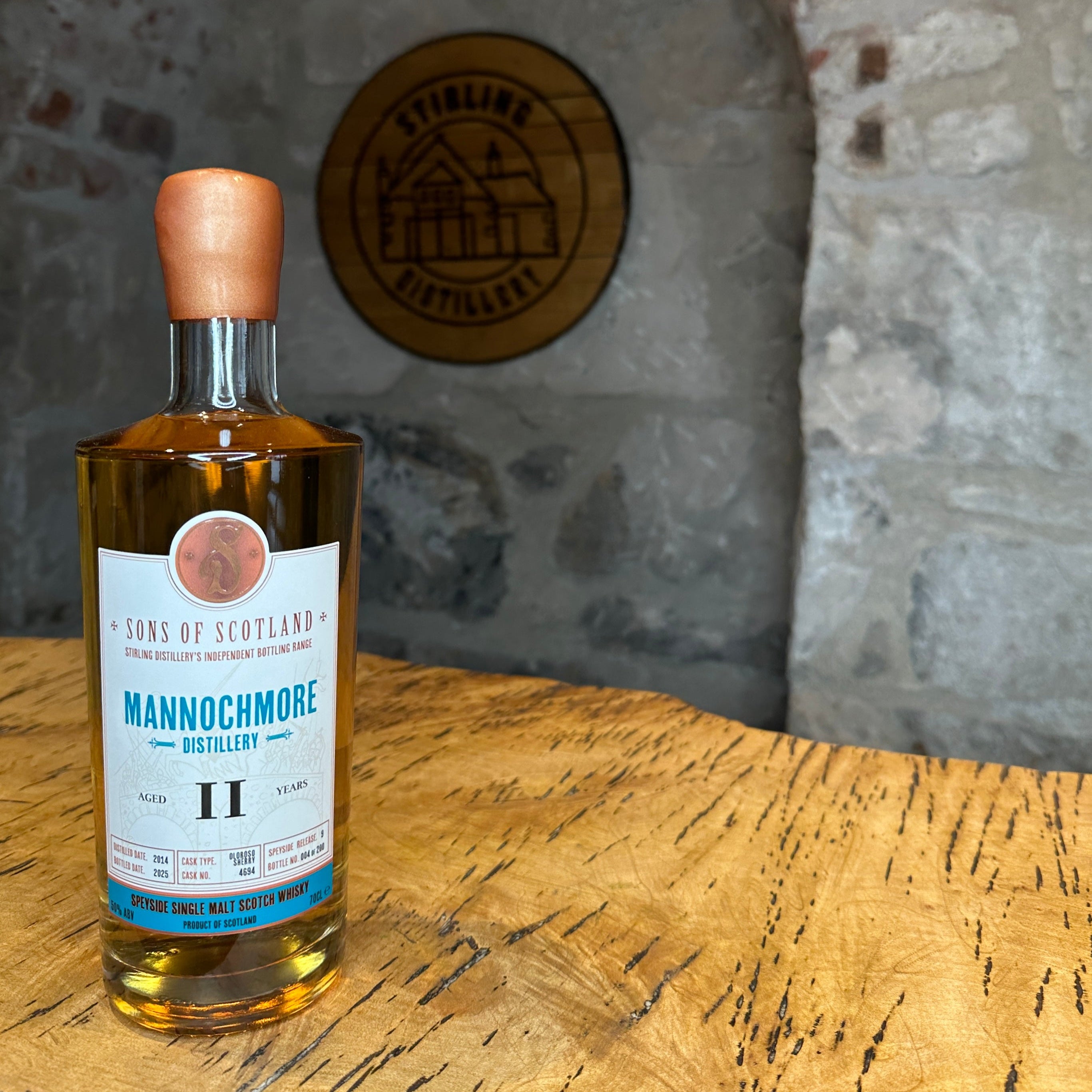 Mannochmore 11 year old whisky in Stirling Distillery