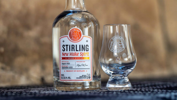A glass of Stirling new make spirit