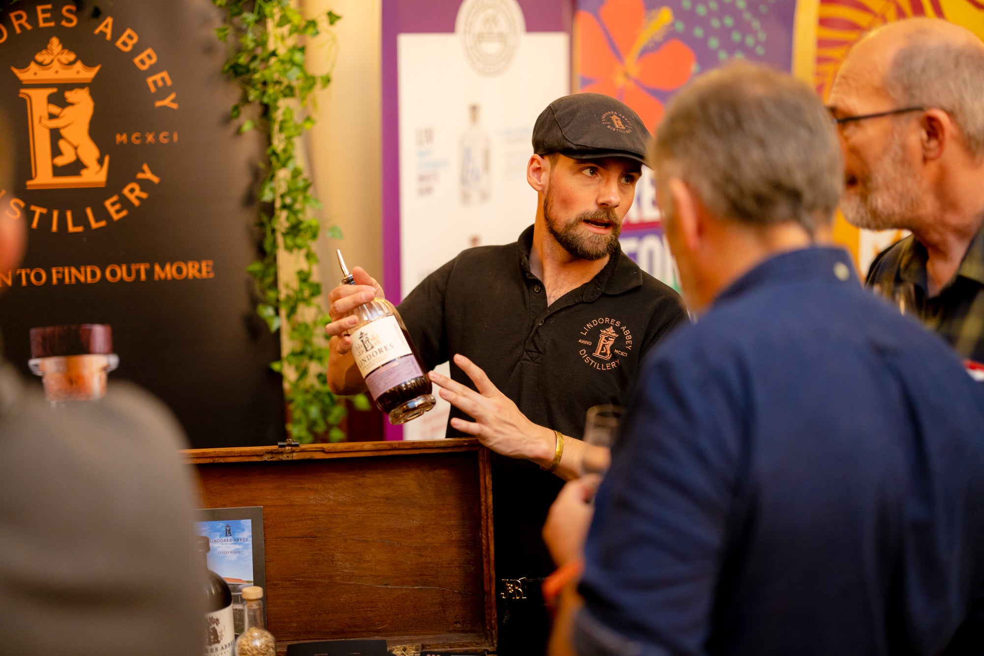 Lindores Distillery pouring whisky