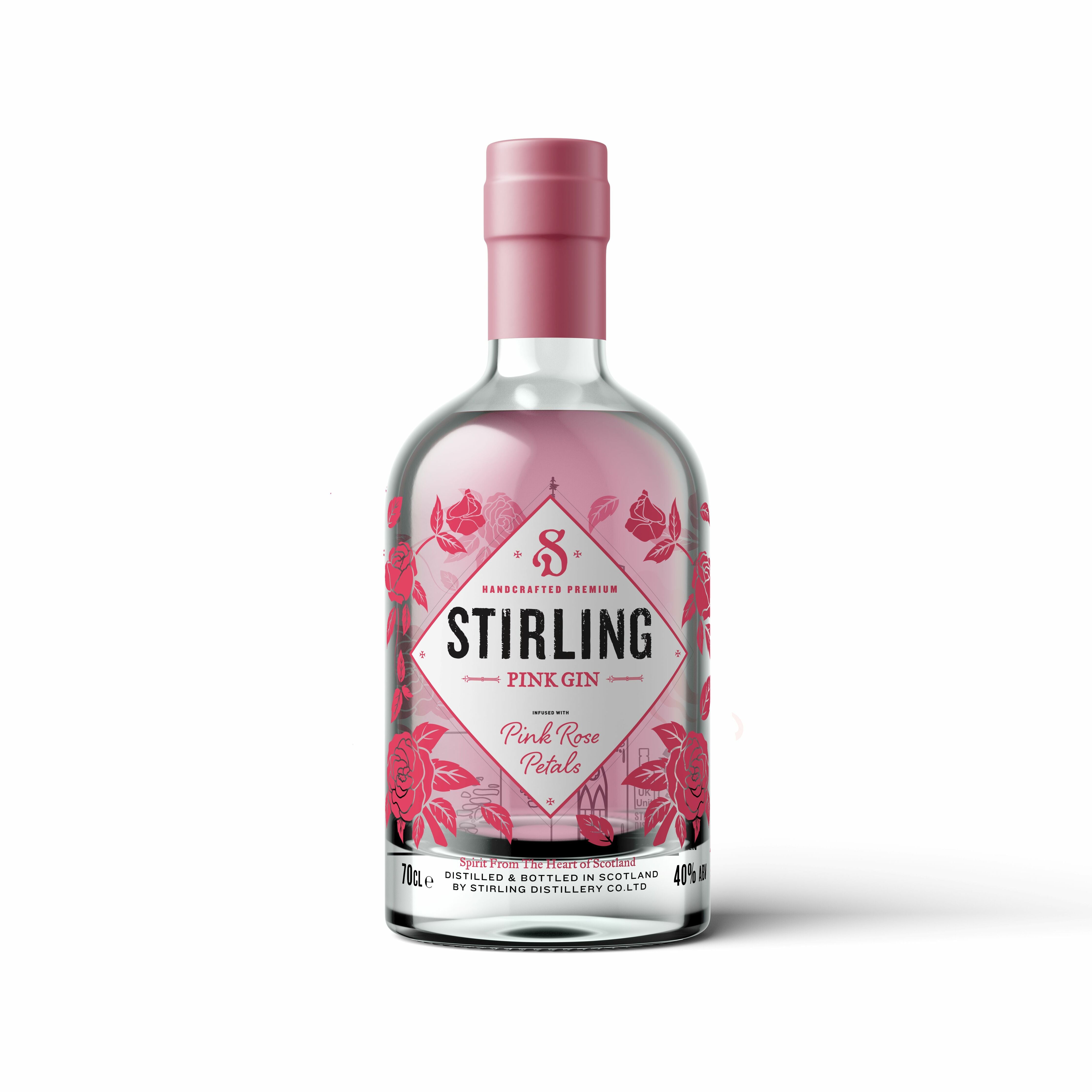 Stirling Pink Gin, Scottish Pink Gin